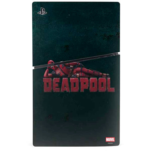 Marvel Deadpool Legacy Posing Deadpool PS5 Slim Digital Edition Console Skin